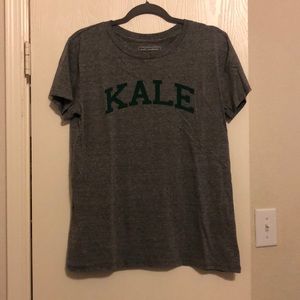 Gray “Kale” graphic tee
